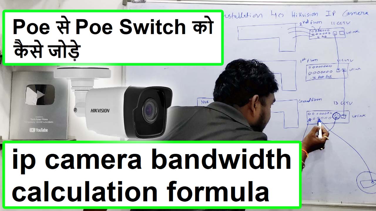 Tech Gyan Pitara is a No.1 cctv - Setting Up Hikvision Giga PoE Switch for IP Camera Installation: Step by Step Guide | bandwidth idea