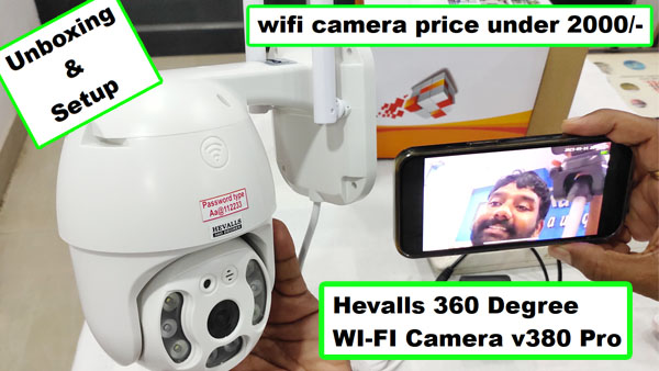 Tech Gyan Pitara is a No.1 cctv - Hevalls 360-Degree Wi-Fi Camera 2023 Unboxing, Setup, and Review