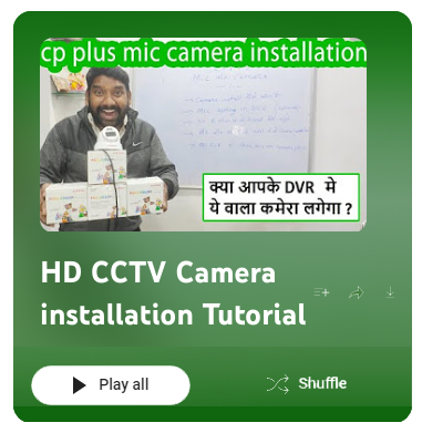 tech gyan pitara - HD CCTV Camera Installation Tutorial Videos